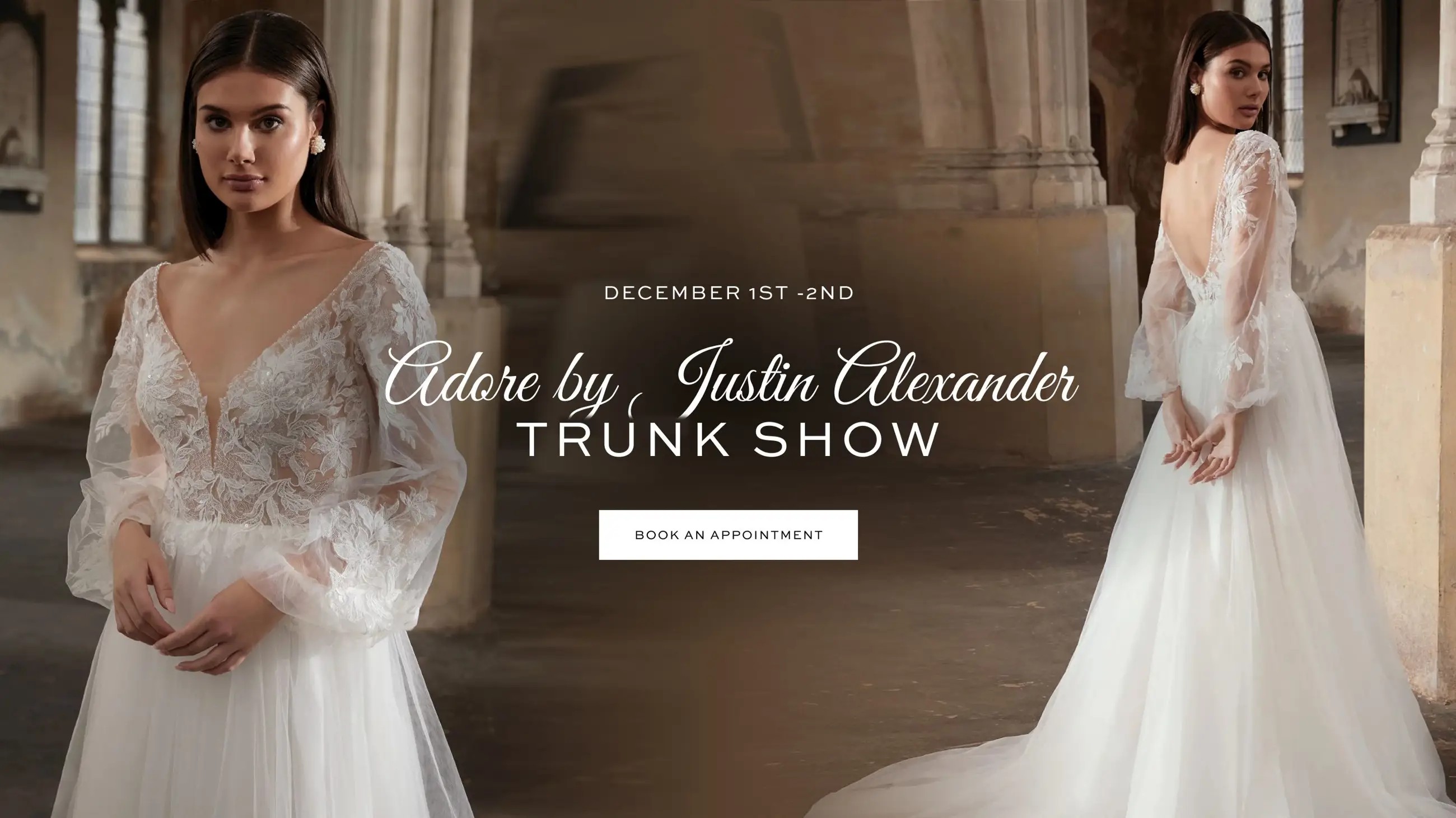 Adore by Justin Alexander Desktop Banner
